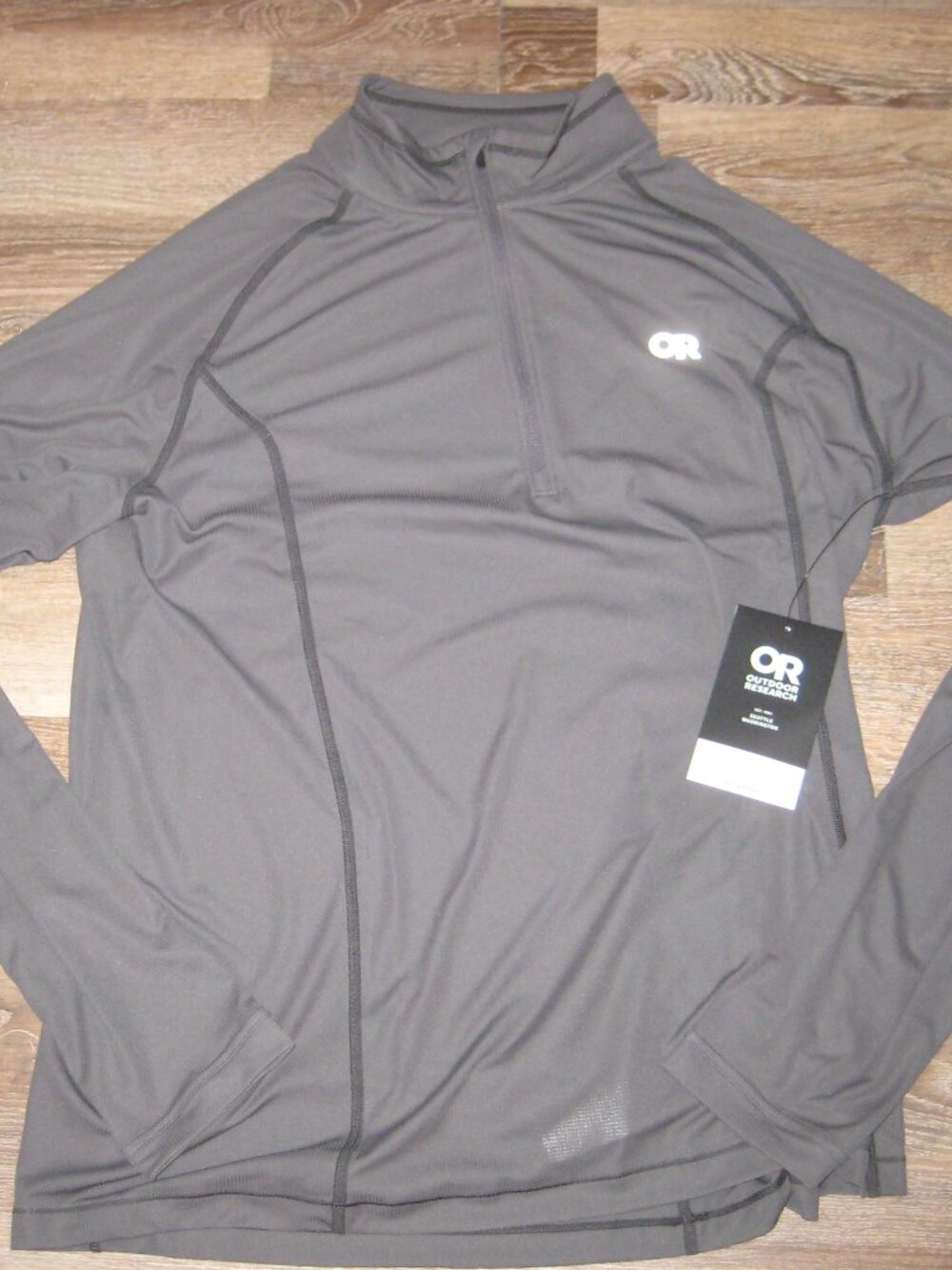 Outdoor Research Men's Echo Quarter Zip Storm Size Large